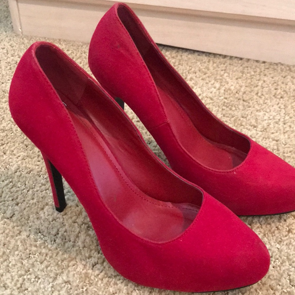 Red high heels